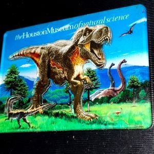 The Houston museum of natural science 3D vintage magnet